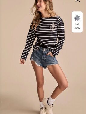 Lucky Brand Mom High Rise Short